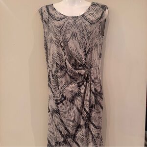 InWear Black and Gray Snake Print Mini Dress